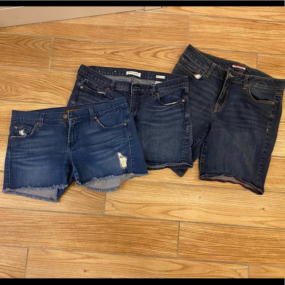 Bundle of 3 denim shorts, size 30